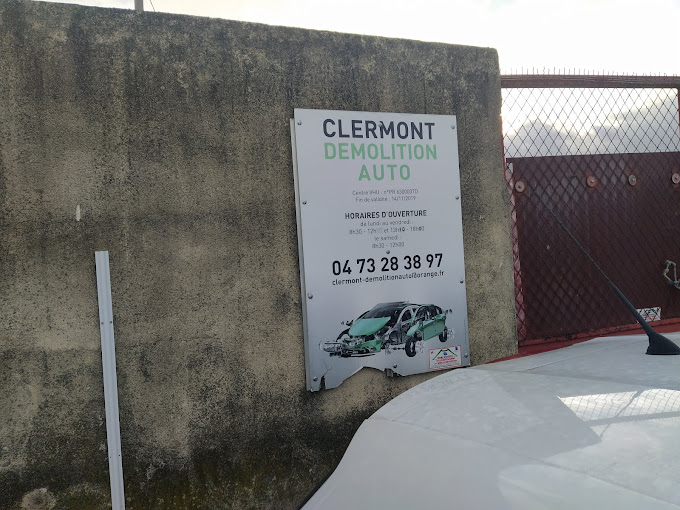 Aperçu des activités de la casse automobile CLERMONT DEMOLITION AUTO située à CLERMONT-FERRAND (63000)